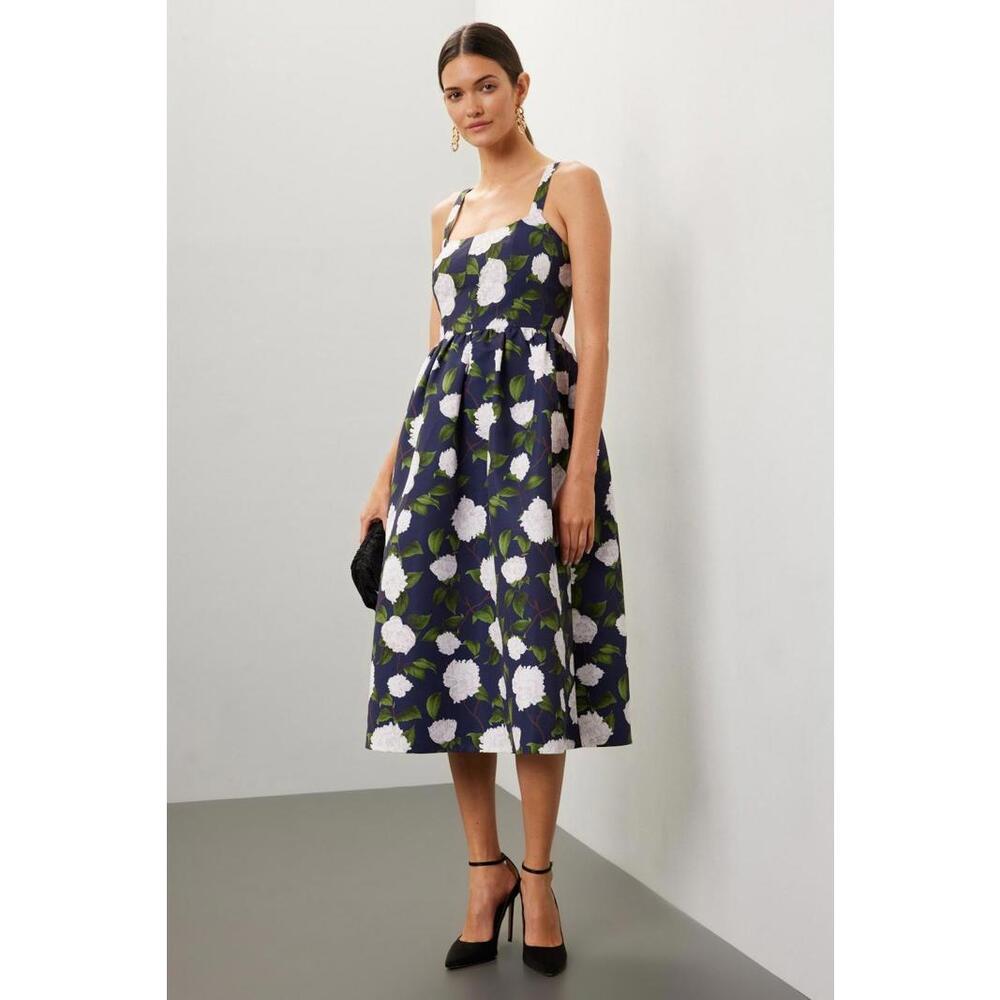 Sachin & Babi Multicolored Floral Olena Dress Size 14